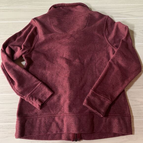 Renu Bruzer Womens Large Sweater Dark Red Zipper And Fasteners‎ - Picture 11 of 11